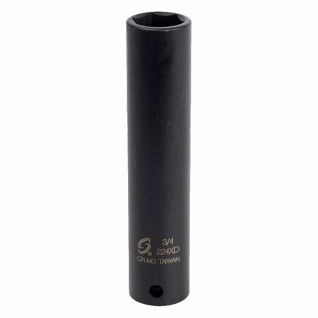 GOURMETGALLEY 0.5 in. Drive 6-Point Extra-Deep Impact Socket - 0.75 in. GO3638052